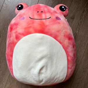 Squishmallow Plush 16 Inch Fanina the Pink Frog BAM Exclusive